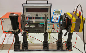 Aufbau zum Photoeffekt mittels der Gegenfeldmethode